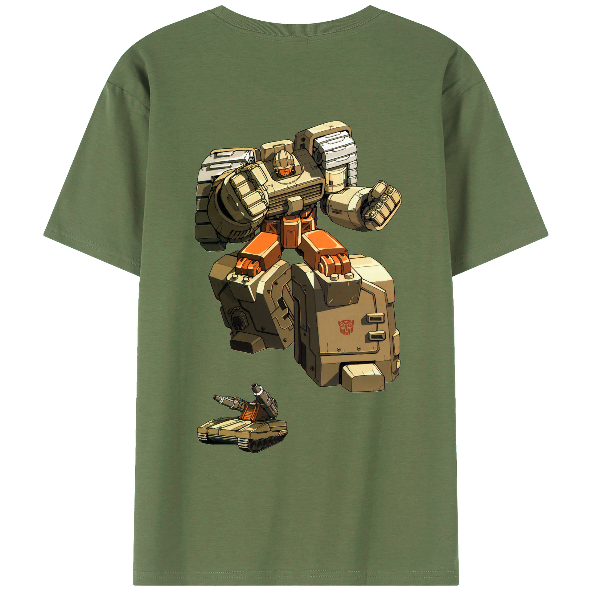 （画像用）  綿100％ メンズ半袖Tシャツ（バックプリント） 通気性